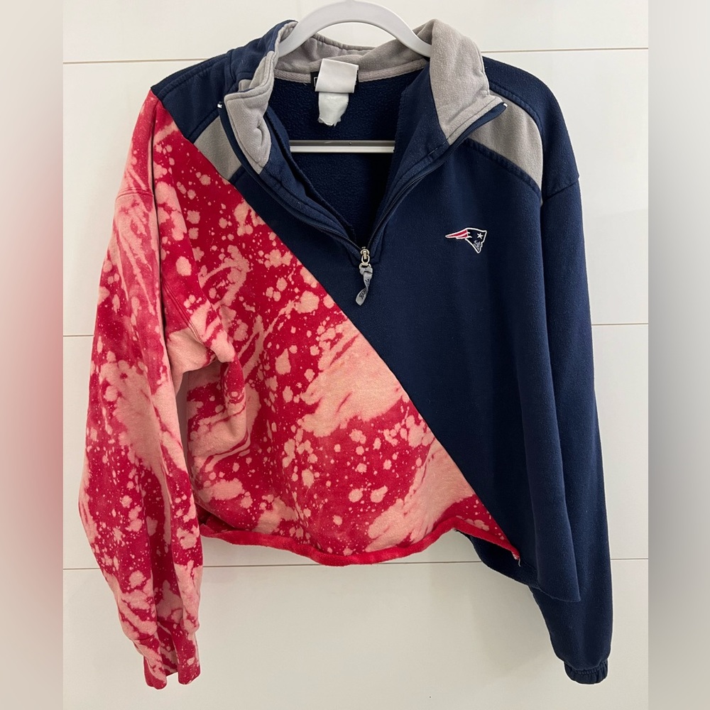 ACIDI Tees x AWEAR Apparel 1 of 1 Patriots Crop Quarterzip Size M